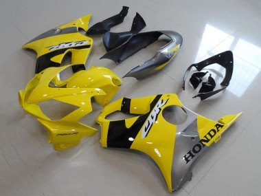 Carenados Moto Honda CBR600 F4i 2004-2007 - Amarillo Plata Negro Brillante Baratos