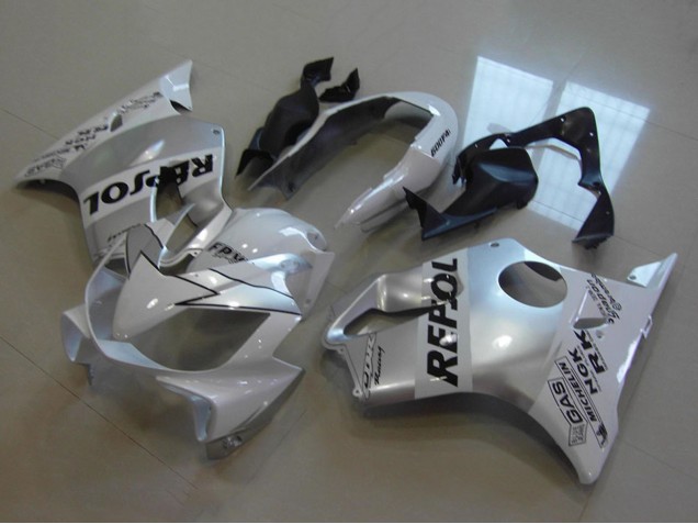 Carenados Moto Honda CBR600 F4i 2004-2007 - Blanco Plata Negro Repsol Baratos