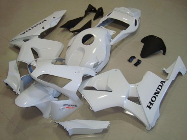 Carenados Moto Honda CBR600RR 2003-2004 - Blanco Negro Calcomanía Baratos