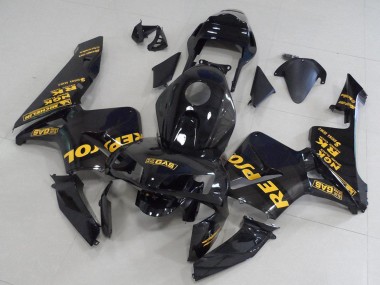Carenados Moto Honda CBR600RR 2003-2004 - Negro Brillante Oro Repsol Baratos