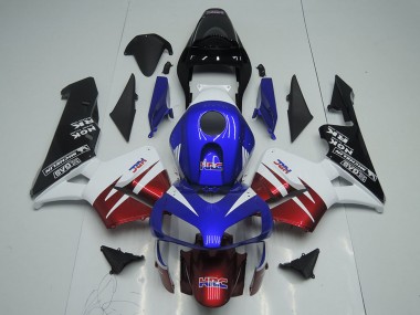 Carenados Moto Honda CBR600RR 2003-2004 - Blanco Rojo Azul Negro Brillante HRC Baratos