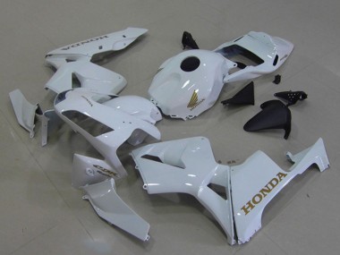 Carenados Moto Honda CBR600RR 2003-2004 - Blanco Oro Calcomanías Baratos