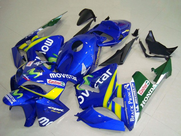 Carenados Moto Honda CBR600RR 2005-2006 - Azul Amarillo Verde Blanco MoviStar Rojo Castrol Baratos