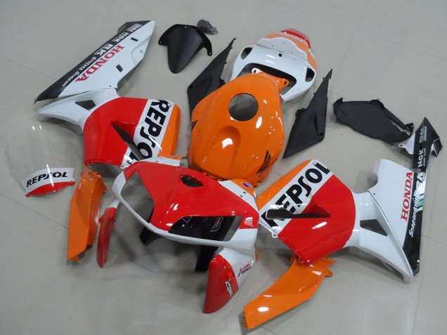 Carenado Moto Honda CBR600RR 2005-2006 - Naranja Blanco Rojo Negro Brillante Repsol Baratos