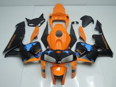 Carenados Moto Honda CBR600RR 2005-2006 - Naranja Azul Negro Baratos