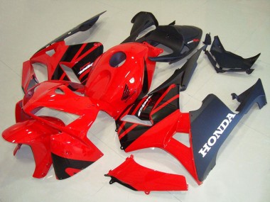 Kits Carenado Moto Honda CBR600RR 2005-2006 - Rojo Negro Baratos