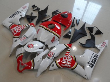Carenados Moto Honda CBR600RR 2007-2008 - Blanco Rojo Lucky Strike Baratos
