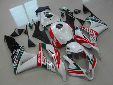 Carenados Moto Honda CBR600RR 2007-2008 - Blanco Rojo Verde Negro Brillante Castrol 38 Baratos