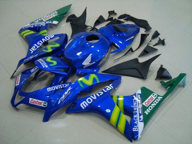 Carenado Moto Honda CBR600RR 2007-2008 - Azul Verde MoviStar Castrol Baratos