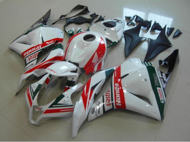 Carenados Moto Honda CBR600RR 2009-2012 - Blanco Rojo Verde Castrol Baratos