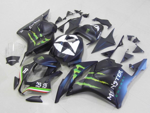 Carenados Moto Honda CBR600RR 2009-2012 - Negro Mate Azul Verde Monstruo Baratos