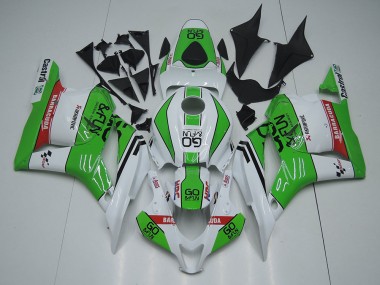 Carenados Moto Honda CBR600RR 2009-2012 - Blanco Verde Rojo Go Fun Baratos