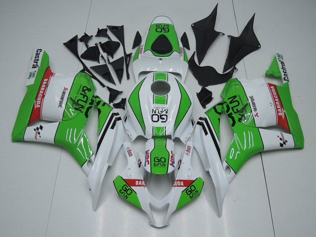 Carenados Moto Honda CBR600RR 2009-2012 - Blanco Verde Rojo Go Fun Baratos