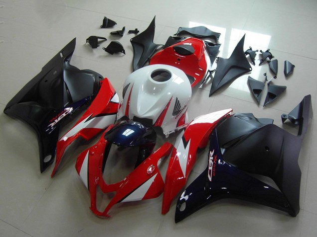 Carenados Moto Honda CBR600RR 2009-2012 - Blanco Rojo Azul Oscuro Negro Brillante Baratos