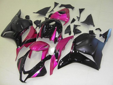 Carenados Moto Honda CBR600RR 2009-2012 - Rosa Negro Brillante Negro Mate Baratos