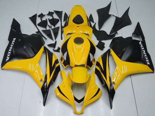Carenados Moto Honda CBR600RR 2009-2012 - Amarillo Negro Mate Baratos
