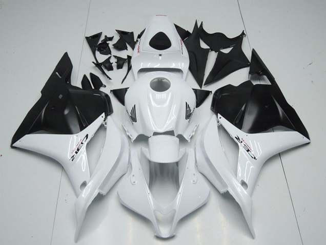 Carenado Moto Honda CBR600RR 2009-2012 - Blanco Negro Mate Baratos