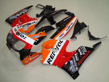 Carenados Moto Honda CBR900RR 893 1994-1995 - Naranja Blanco Rojo Negro Brillante HRC Repsol Baratos
