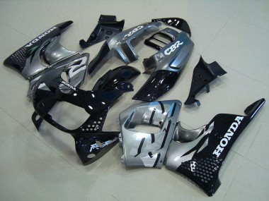 Carenados Moto Honda CBR900RR 893 1996-1997 - Plata Negro Brillante Baratos