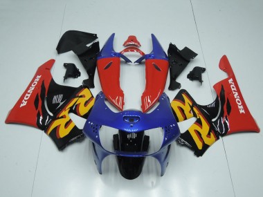 Carenado Moto Honda CBR900RR 919 1998-1999 - Rojo Azul Negro Brillante Baratos
