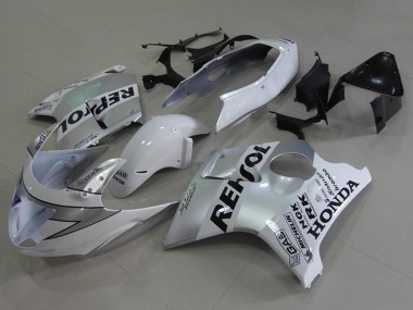 Carenados Moto Honda CBR1100XX Blackbird 1996-2007 - Blanco Negro Repsol Baratos