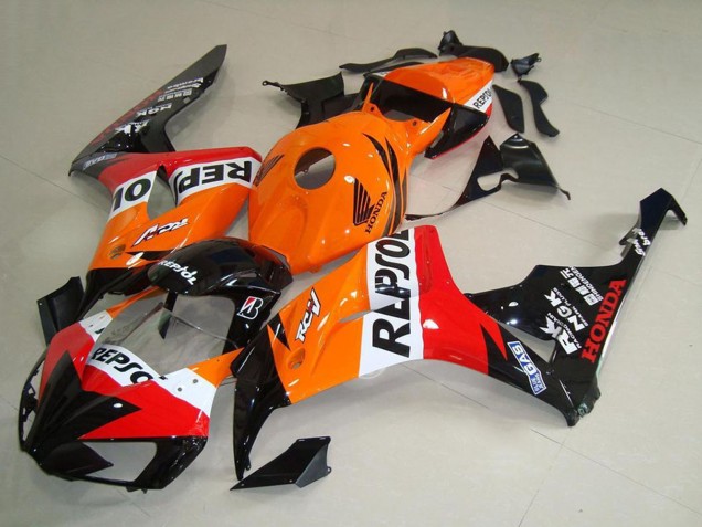 Carenados Moto Honda CBR1000RR 2006-2007 - Naranja Blanco Rojo Negro Brillante New Repsol Baratos