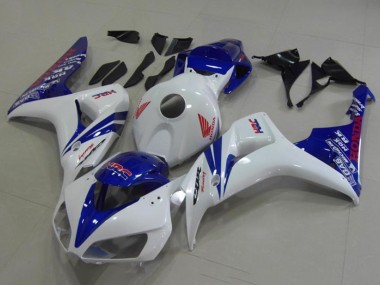 Carenados Moto Honda CBR1000RR 2006-2007 - Blanco Azul Rojo HRC Baratos