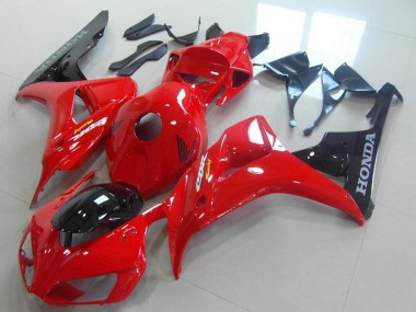 Carenado Moto Honda CBR1000RR 2006-2007 - Rojo Negro Brillante Baratos
