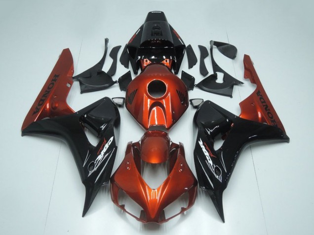 Carenado Moto Honda CBR1000RR 2006-2007 - Rojo Negro Brillante Baratos