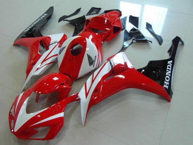 Kits Carenados Moto Honda CBR1000RR 2006-2007 - Blanco Rojo Negro Brillante Baratos