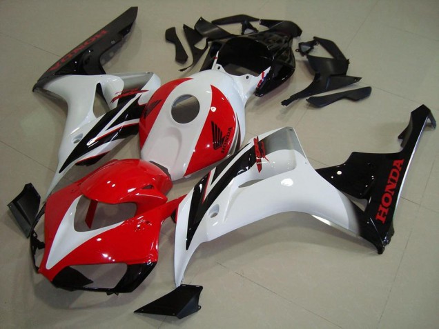 Kit Carenados Moto Honda CBR1000RR 2006-2007 - Blanco Rojo Negro Brillante Baratos