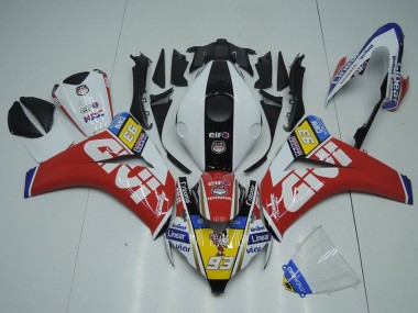 Carenados Moto Honda CBR1000RR 2008-2011 - Blanco Rojo Amarillo Negro Givi 93 Baratos