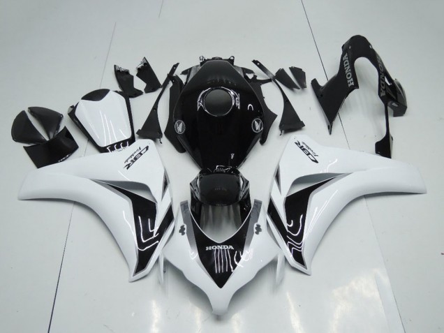 Kit Carenados Moto Honda CBR1000RR 2008-2011 - Blanco Negro Brillante Baratos