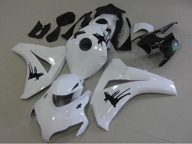 Carenados Moto Honda CBR1000RR 2008-2011 - Blanco Negro Especial Calcomanías Baratos