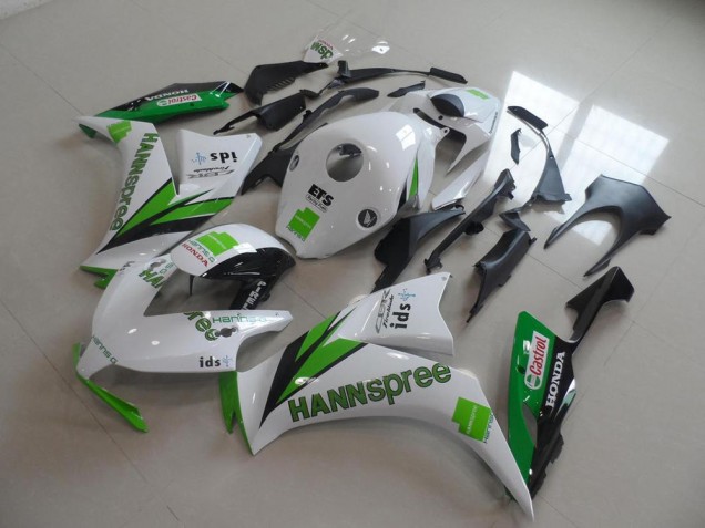 Carenados Moto Honda CBR1000RR 2012-2016 - Blanco Verde Negro Brillante Hannspree Baratos
