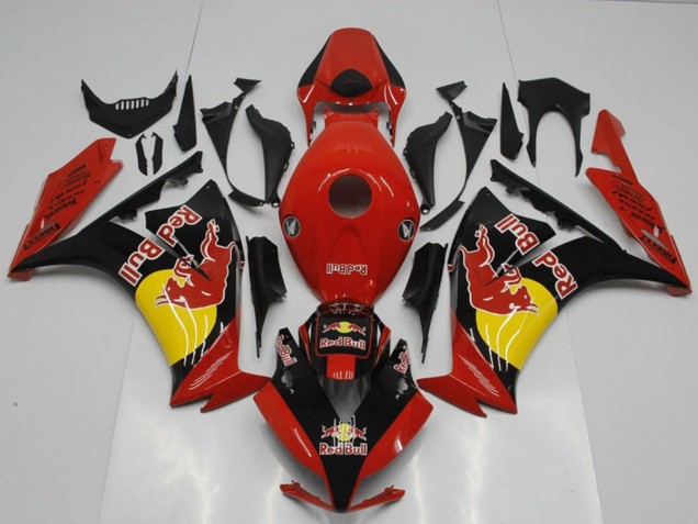 Carenados Moto Honda CBR1000RR 2012-2016 - Rojo Negro Amarillo Rojo Bull Baratos
