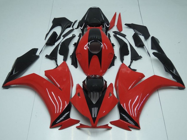 Carenados Moto Honda CBR1000RR 2012-2016 - Rojo Negro No Calcomanías Baratos