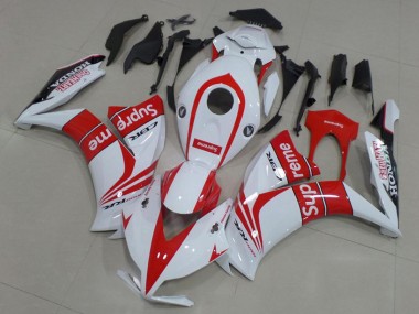 Carenados Moto Honda CBR1000RR 2012-2016 - Blanco Rojo Negro Supreme Baratos