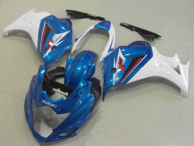 Carenados Moto Suzuki GSX650F 2008-2013 - Blanco Azul Baratos