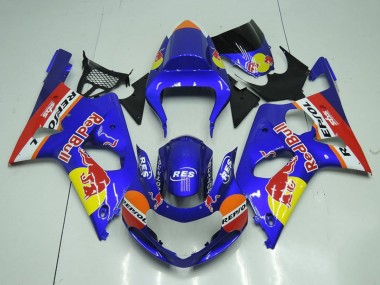 Carenados Moto Suzuki GSXR 1000 2000-2002 - Azul Amarillo Rojo Bull Repsol Baratos