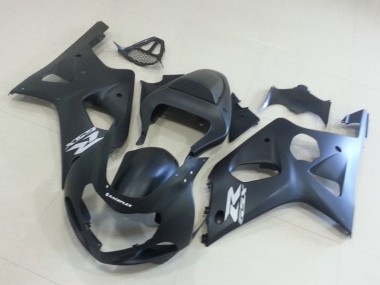 Carenados Moto Suzuki GSXR 1000 2000-2002 - Negro Mate Plata Calcomanía Baratos