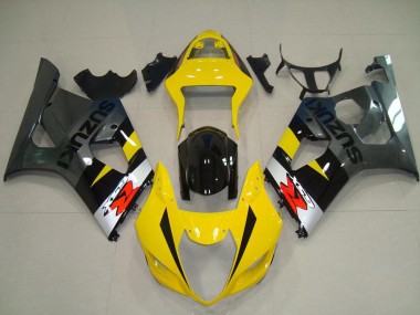 Carenados Moto Suzuki GSXR 1000 2003-2004 - Amarillo Plata Gris Negro Rojo Baratos