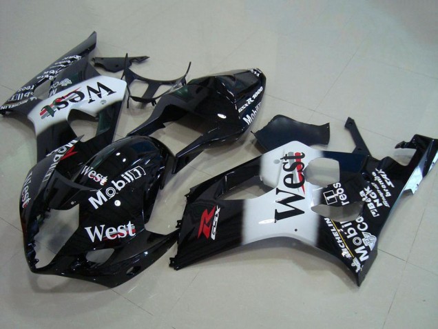 Carenados Moto Suzuki GSXR 1000 2003-2004 - Negro Brillante Blanco West Rojo Baratos
