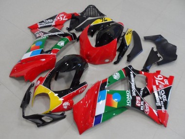 Carenados Moto Suzuki GSXR 1000 2007-2008 - Rojo Amarillo Negro Azul Blanco Verde Baratos