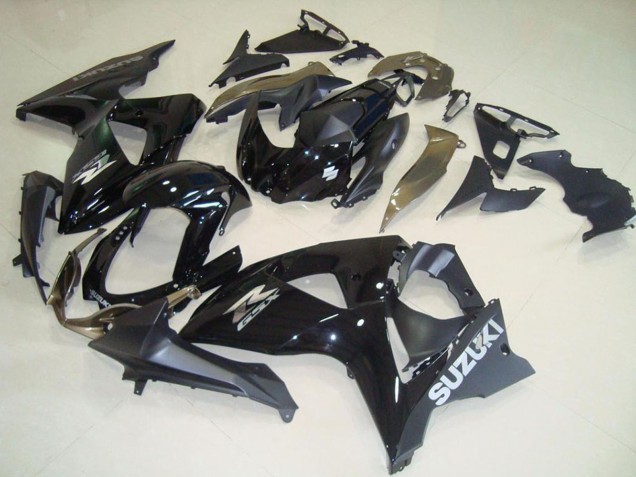 Carenados Moto Suzuki GSXR 1000 2009-2016 - Negro Brillante Negro Mate OEM Estilo Baratos