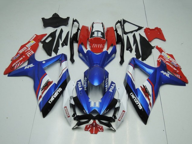 Carenados Moto Suzuki GSXR 1000 2009-2016 - Azul Rojo Blanco Piaa Motul Baratos
