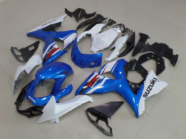 Kits Carenado ABS Suzuki GSXR 1000 2009-2016 - Blanco Azul Negro Baratos