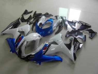 Carenados Moto Suzuki GSXR 1000 2009-2016 - Blanco Azul Negro OEM Estilo Baratos