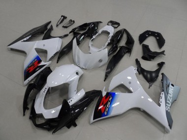Carenados Moto Suzuki GSXR 1000 2009-2016 - Blanco Azul Plata Negro Baratos