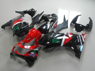 Carenados Moto Kawasaki ZX250R 2008-2012 - Negro Brillante Rojo Blanco Verde Monstruo Motul Baratos